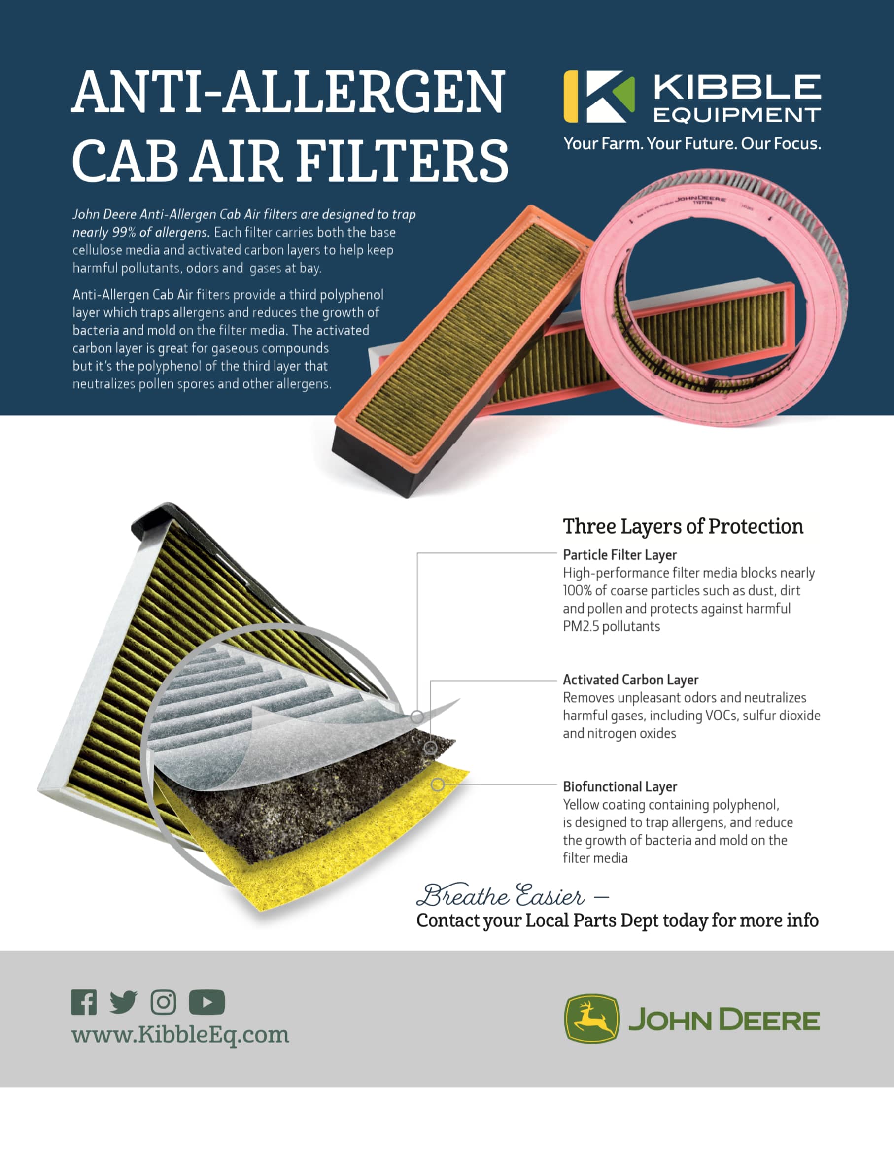 JD Cab Air Filters