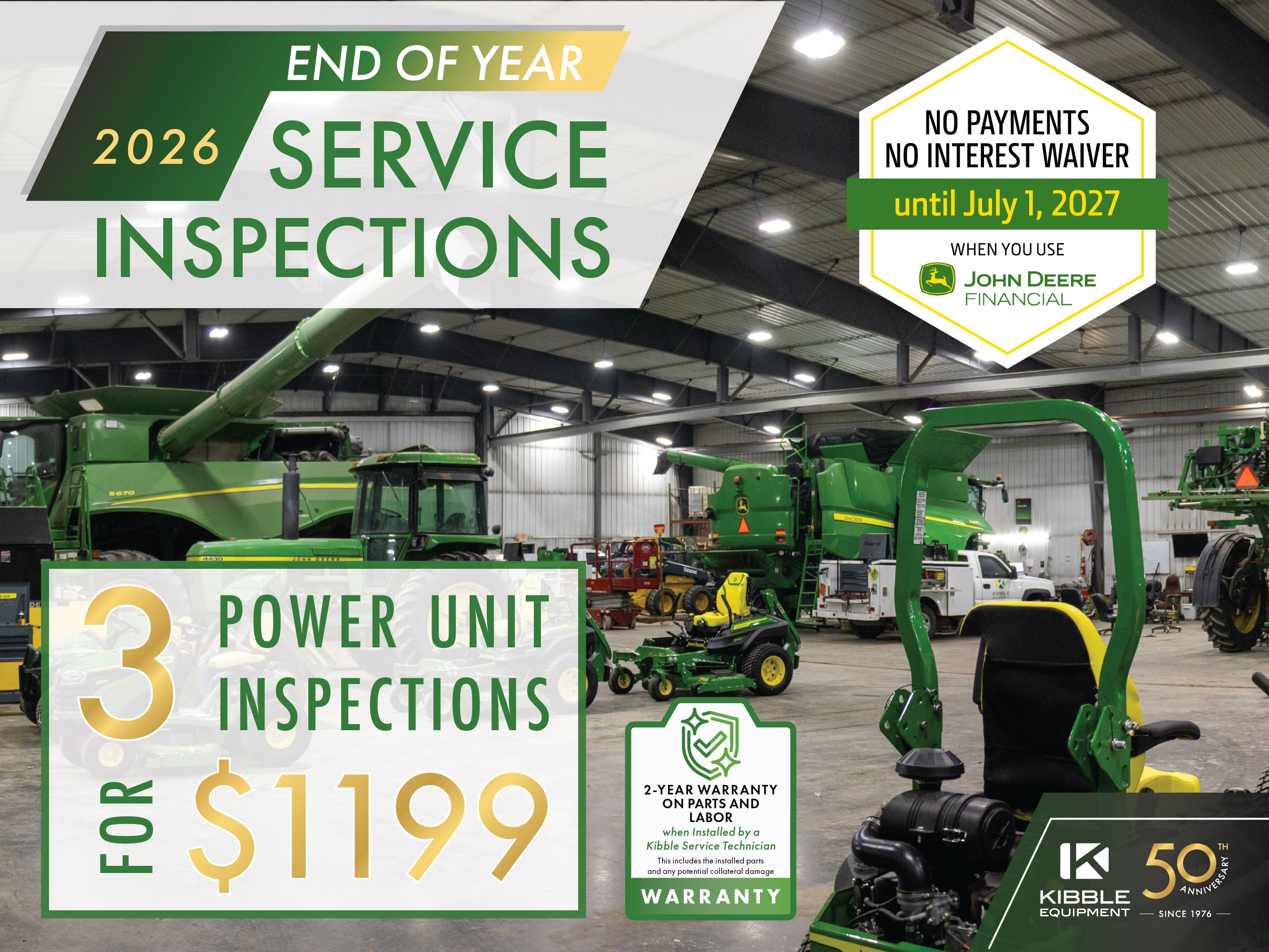 End of Year Inspection Specials